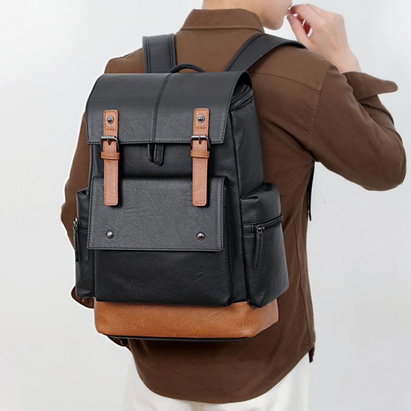 Leather Backpack Vintage - Nouveau sac à dos en cuir