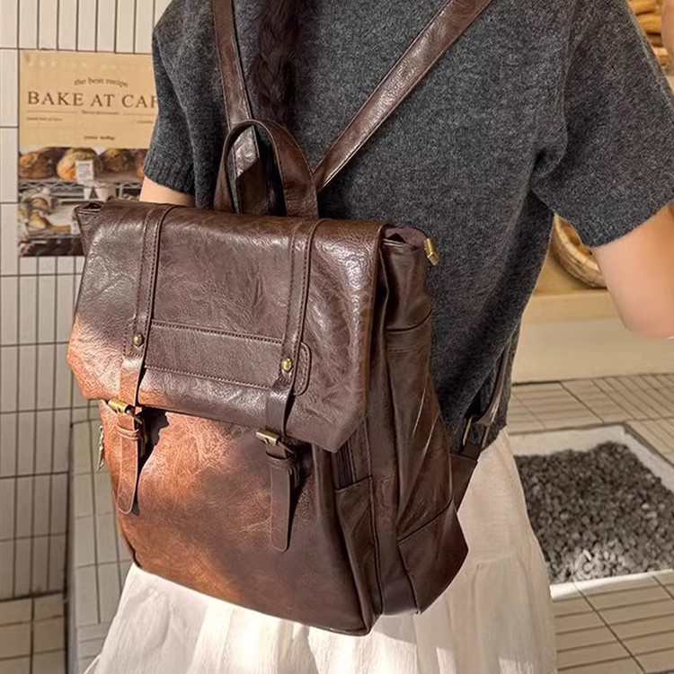 Sac à dos décontracté pour fem - Leather Backpack Vintage avis et prix