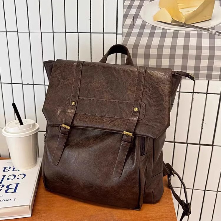 Sac à dos décontracté pour fem - Leather Backpack Vintage avis et prix