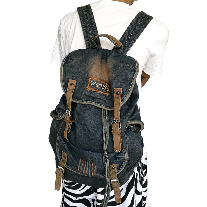Sac à dos rétro en toile et cu - Canvas Backpack Casual avis et prix