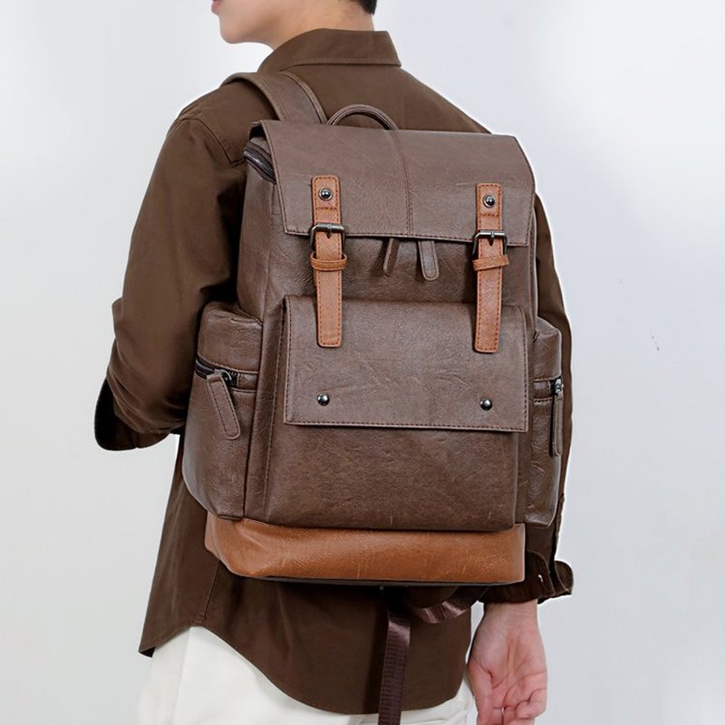 Nouveau sac à dos en cuir vint - Leather Backpack Vintage avis et prix