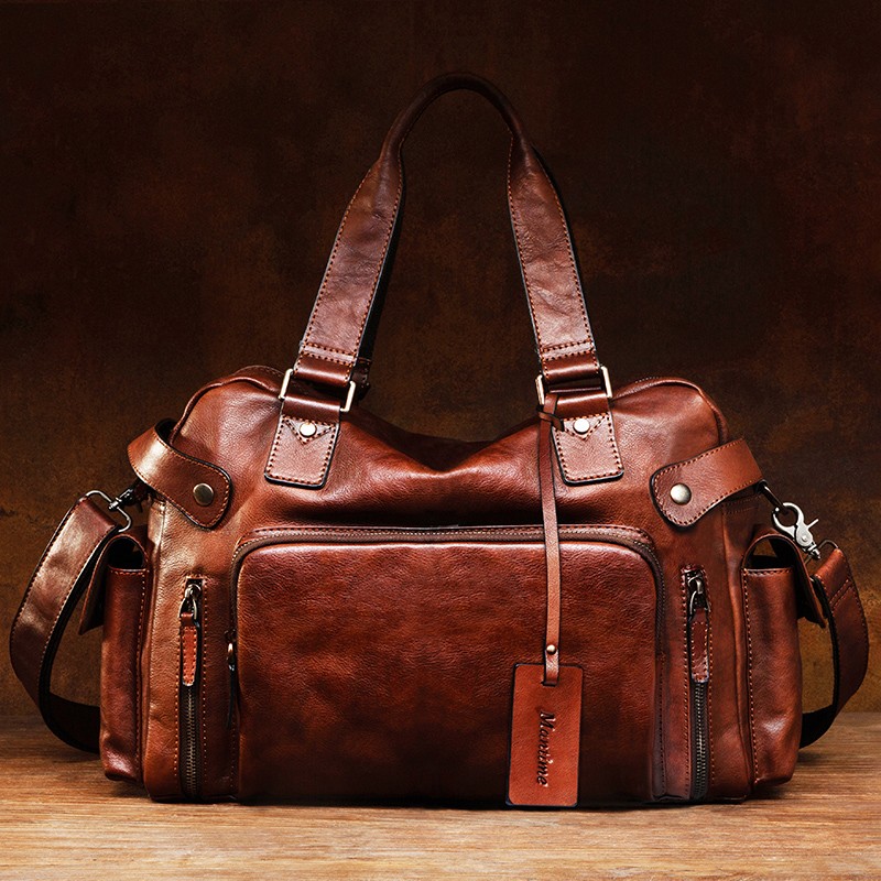 Sac pour hommes Vintage en cui - Canvas Backpack Casual avis et prix
