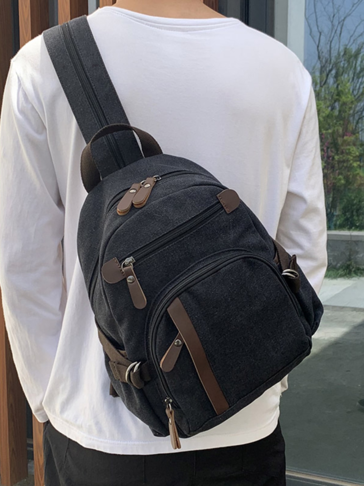Petit sac à dos en toile, idéa - Canvas Backpack Casual avis et prix