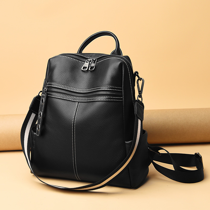 Sac à dos pour femmes en cuir  - Travel Backpack Anti Theft avis et prix