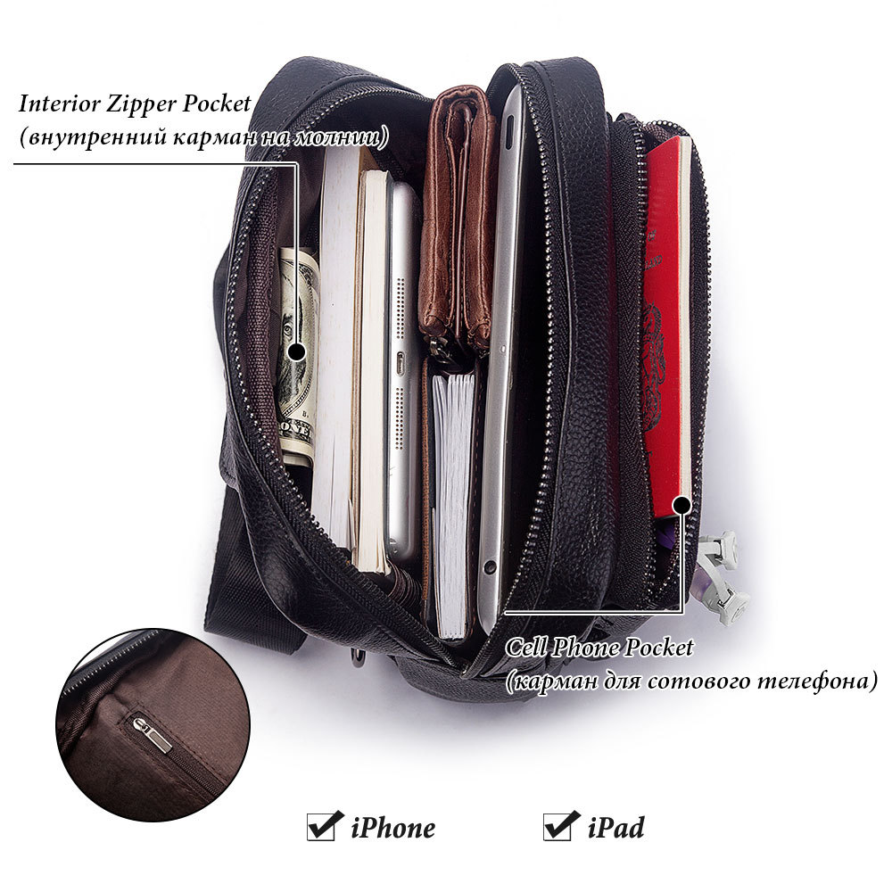 Sac de poitrine en cuir vérita - Fashion Backpack Women avis et prix
