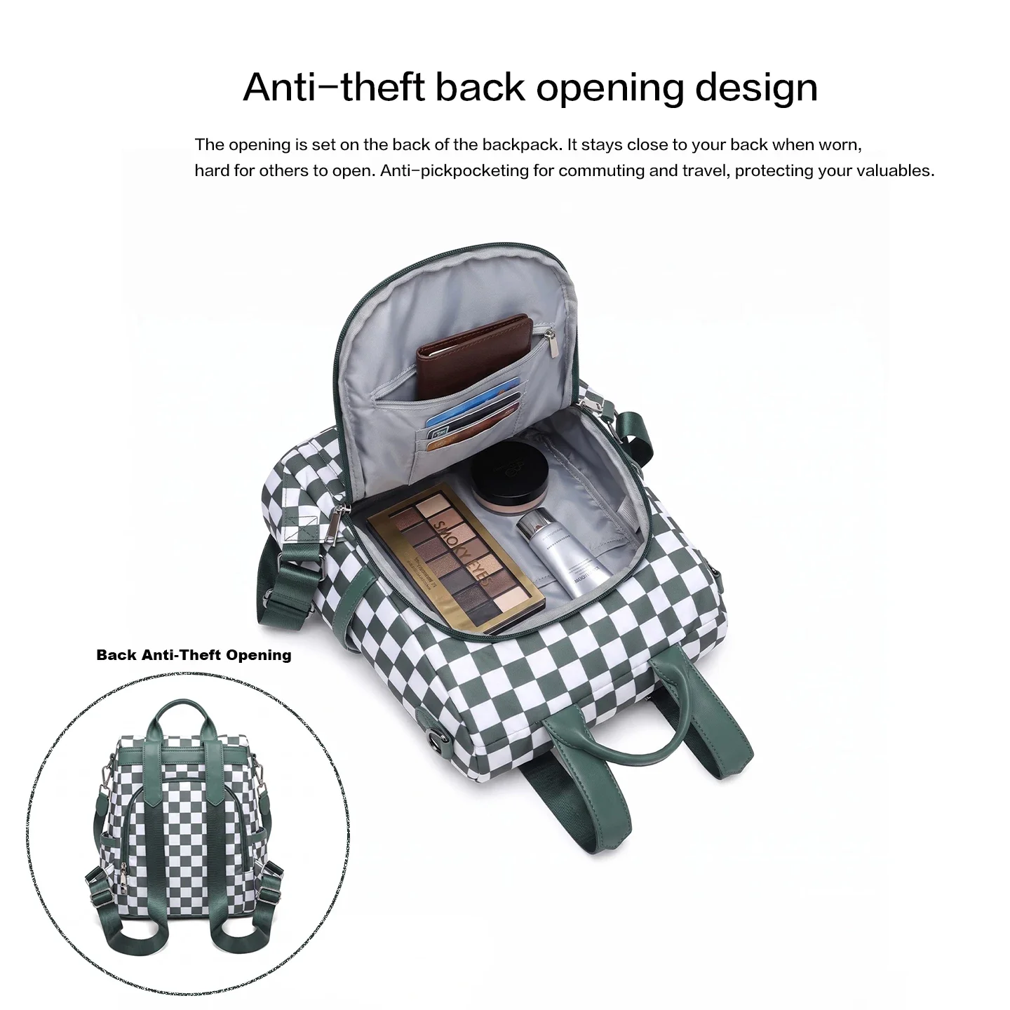Sac à dos Oxford antivol pour  - Travel Backpack Anti Theft avis et prix