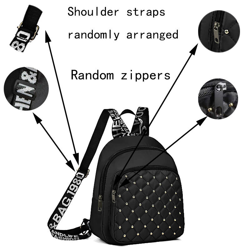 Sac à dos clouté chic et éléga - Canvas Backpack Casual avis et prix